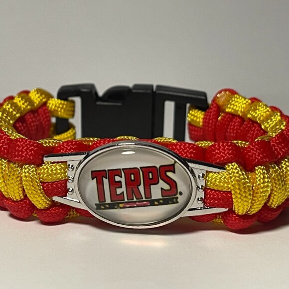 Maryland Terrapins NCAA Paracord Bracelet NEW - Picture 1 of 2
